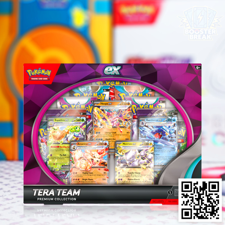 Pokémon TCG: Tera Team Box - wersja angielska Pokémon TCG: Tera Team Box - wersja angielska