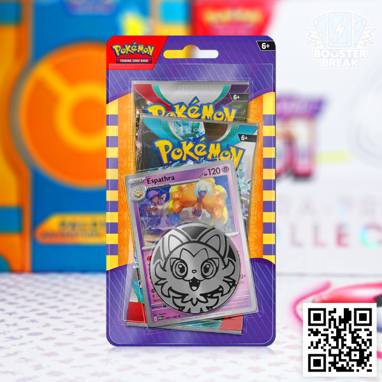 Pokémon TCG: 2024 2-pack Checklane Blister - Espathra - wersja angielska