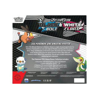 Pokémon TCG: White Flare & Black Bolt - Unova Poster Collection - wersja angielska Pokémon TCG: White Flare & Black Bolt - Unova Poster Collection - wersja angielska
