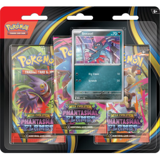 Pokémon TCG: Phantasmal Flames 3-pack Blister - Sneasel - wersja angielska