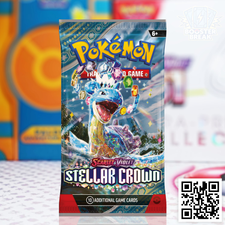 Pokémon TCG: Stellar Crown [SCR] Booster Pack - wersja angielska