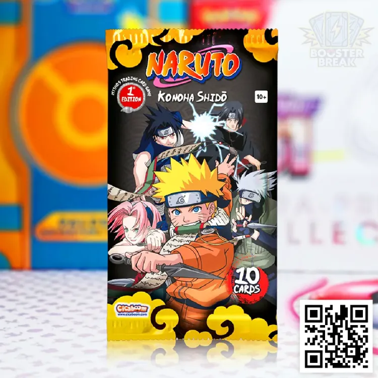 Naruto Mythos TCG: Konoha Shidō First Edition Booster Pack - wersja angielska