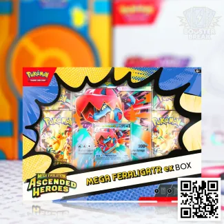 [PREORDER] Pokémon TCG: Ascended Heroes - Mega Feraligatr ex Box - wersja angielska