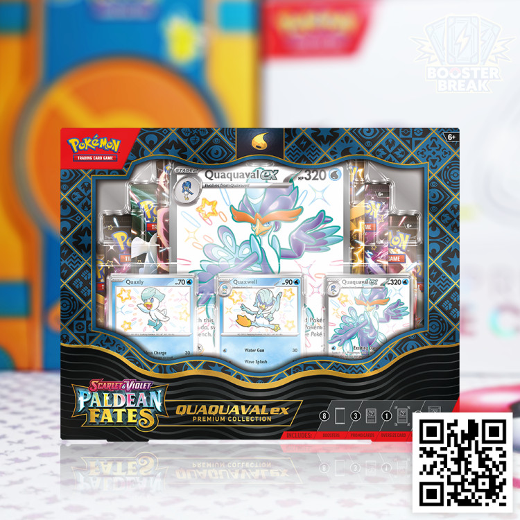 Pokémon TCG: Paldean Fates - Premium Collection Quaquaval ex - wersja angielska