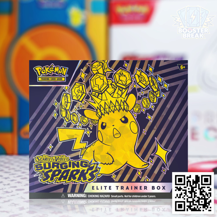 Pokémon TCG: Surging Sparks - Elite Trainer Box [ETB] - wersja angielska